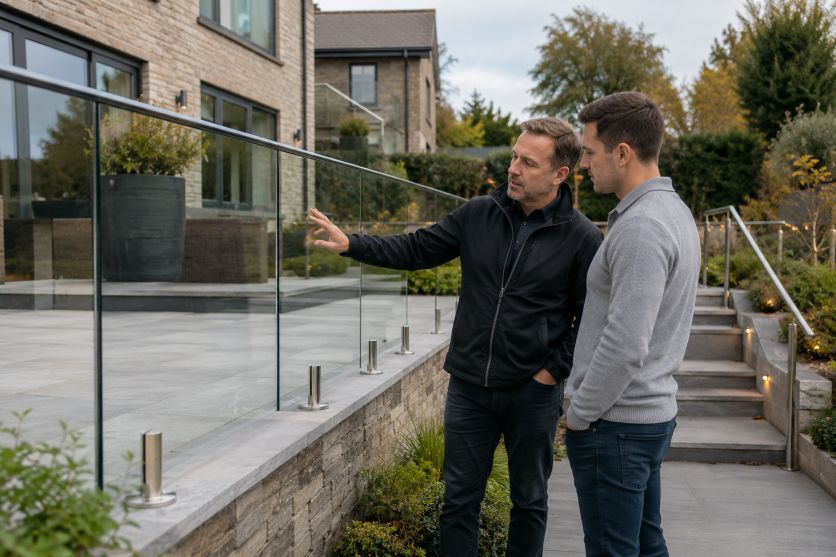 Modern Terrace Railing Consultation